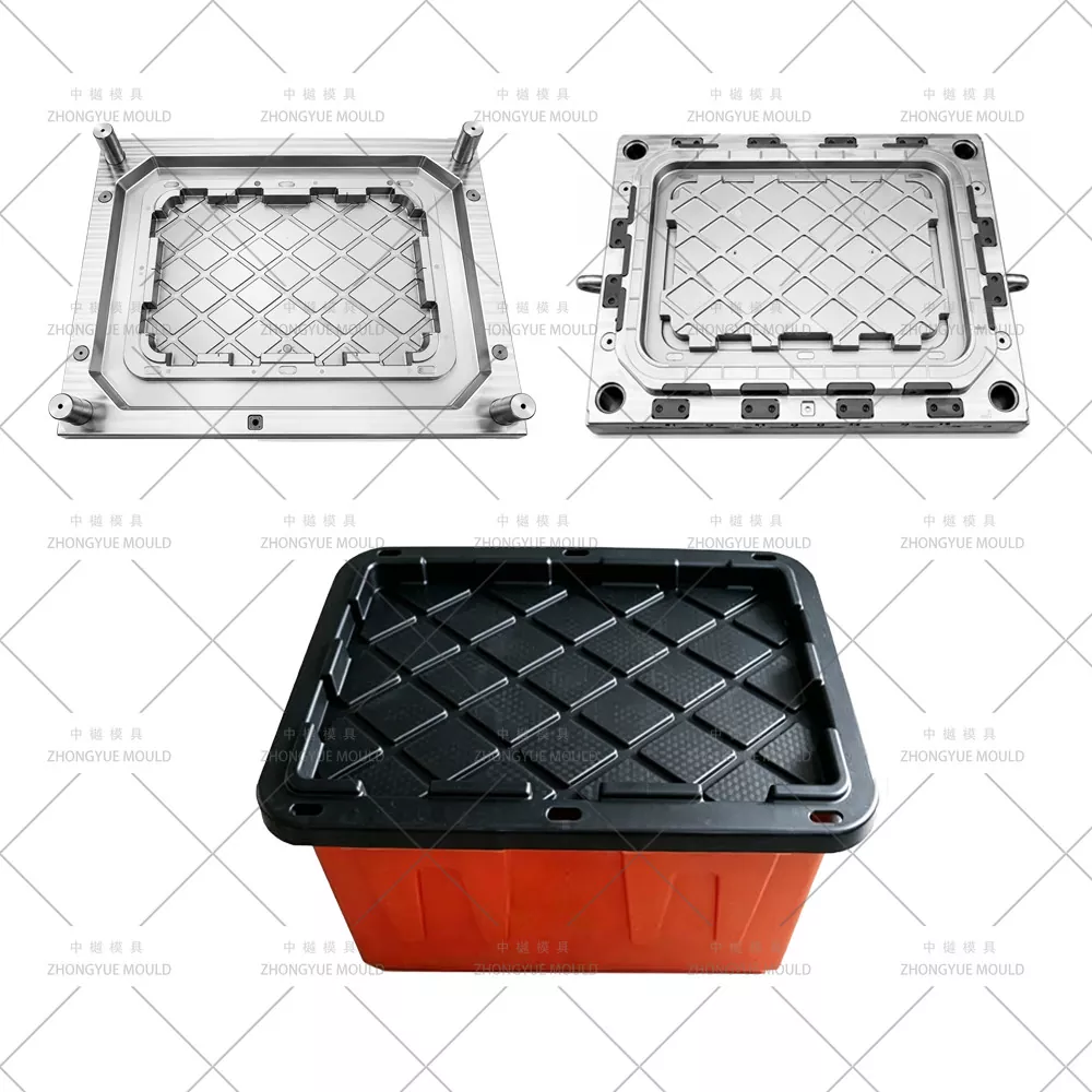 Robuste Aufbewahrungsbox-Deckelform