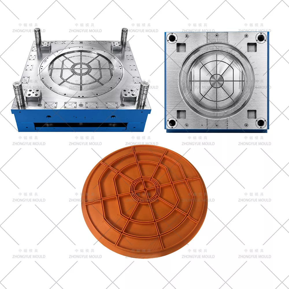 Schachtdeckelform aus Kunststoff PP DN1000